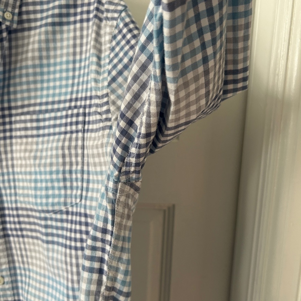 Blue and White Checkered Shirt - Picture 4 of 4